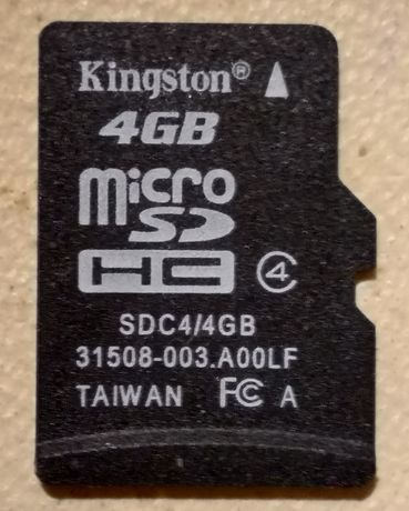 Тайвань новая карта памяти Micro SD 4GB Kingston камера БПЛА часы