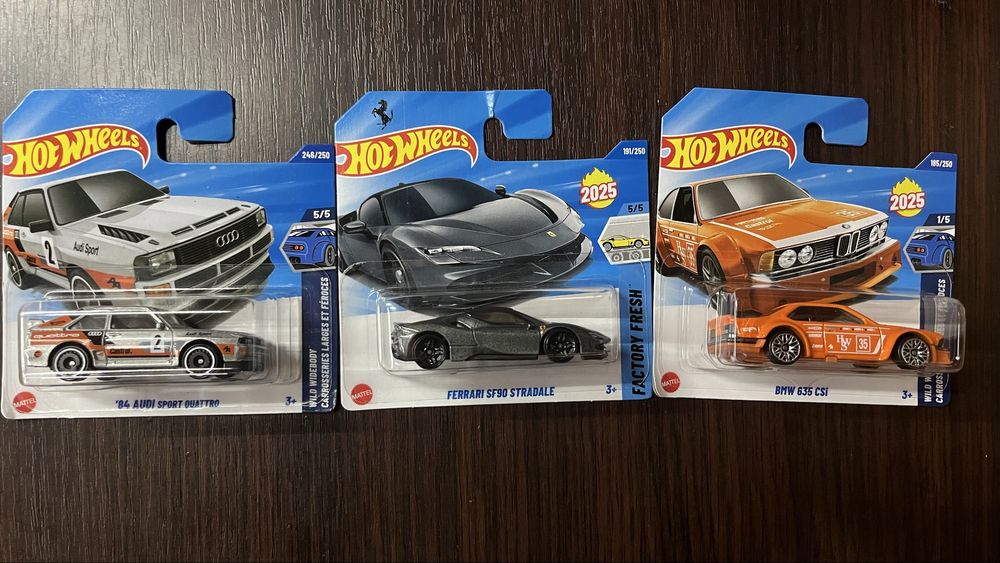 Hotwheels Audi(th)BMW Ferrari