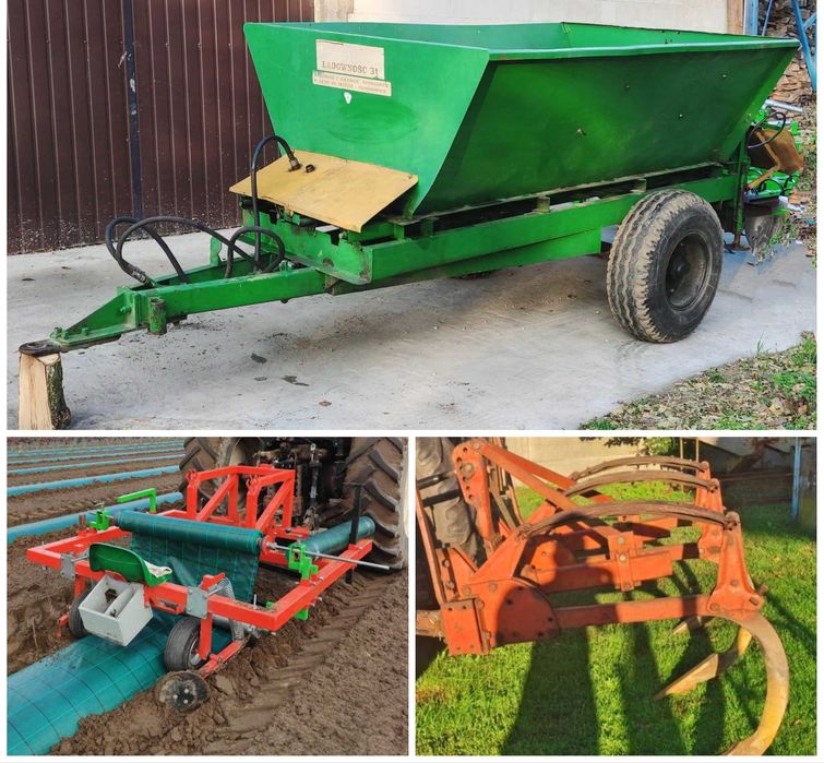 WYNAJEM : rozsiewacz Piast RCW 3 / formownica do zagonów / głębosz