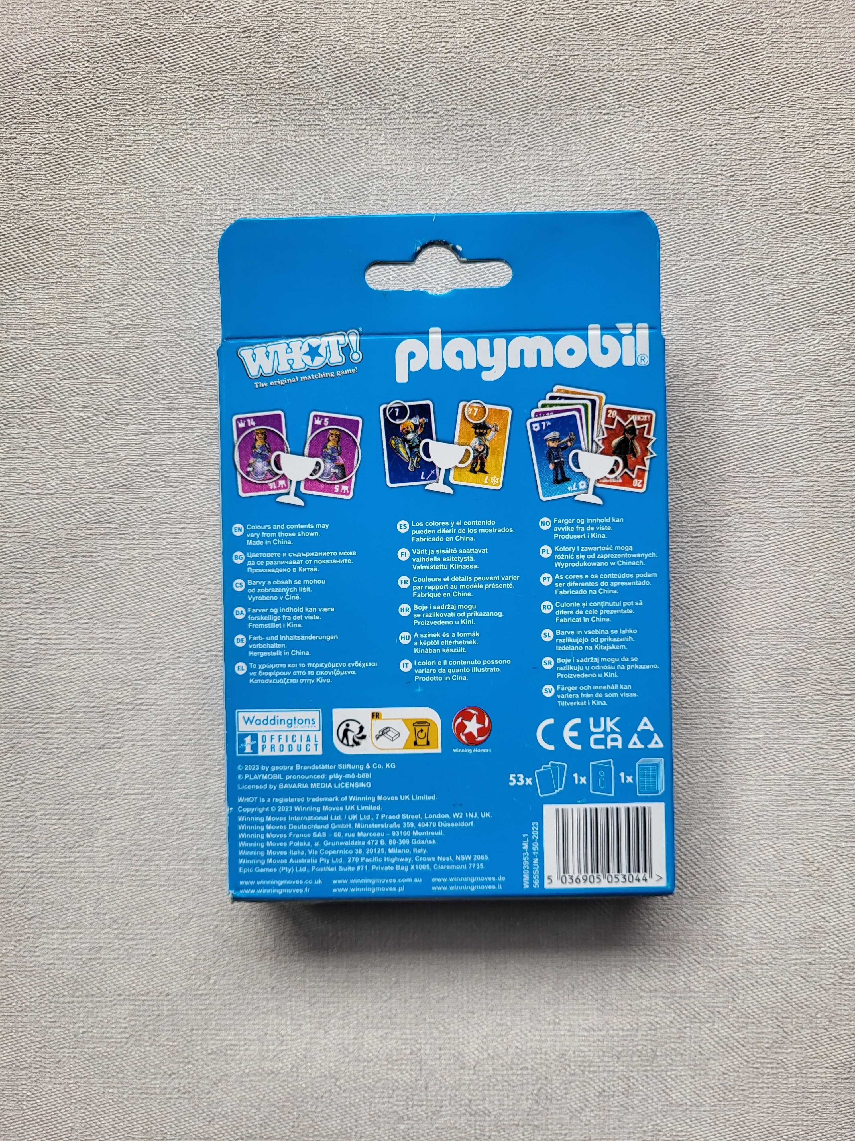 Nowa gra karciana karty Playmobil Whot What prezent