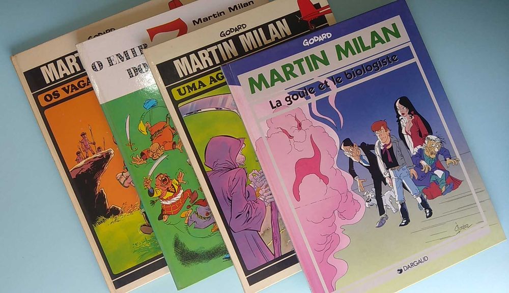 MARTIN MILAN - por Godard - 3 volumes Bertrand mais vol. 13 em francês
