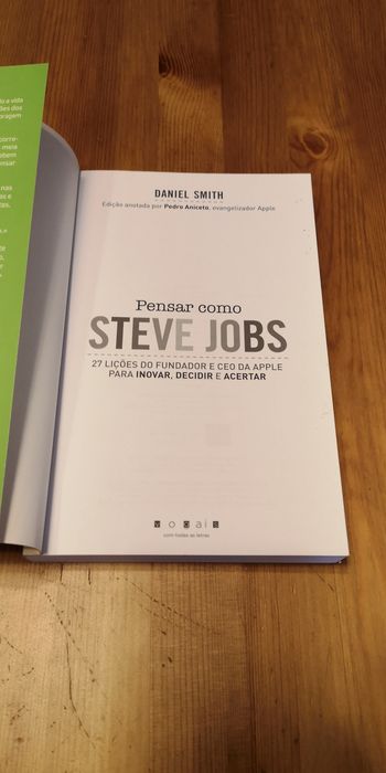 "Pensar como Steve Jobs" livro novo