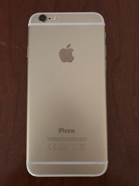 Chassi iPhone 6 gold com peças