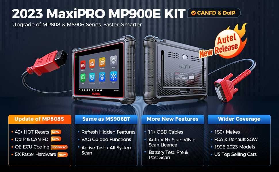 Autel MaxiPRO MP900E KIT Máquina Diagnostico OBD Profissional (NOVO)