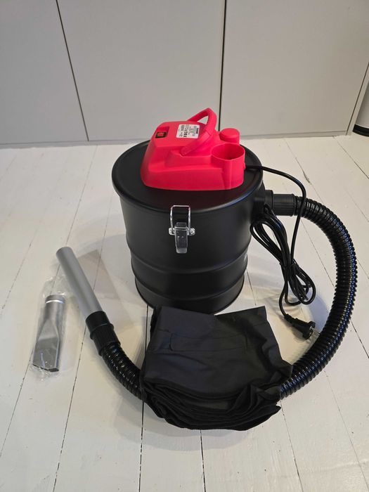 Odkurzacz bezworkowy do Kominka Popiołu Gruzu Pieca Grilla 15l + torba