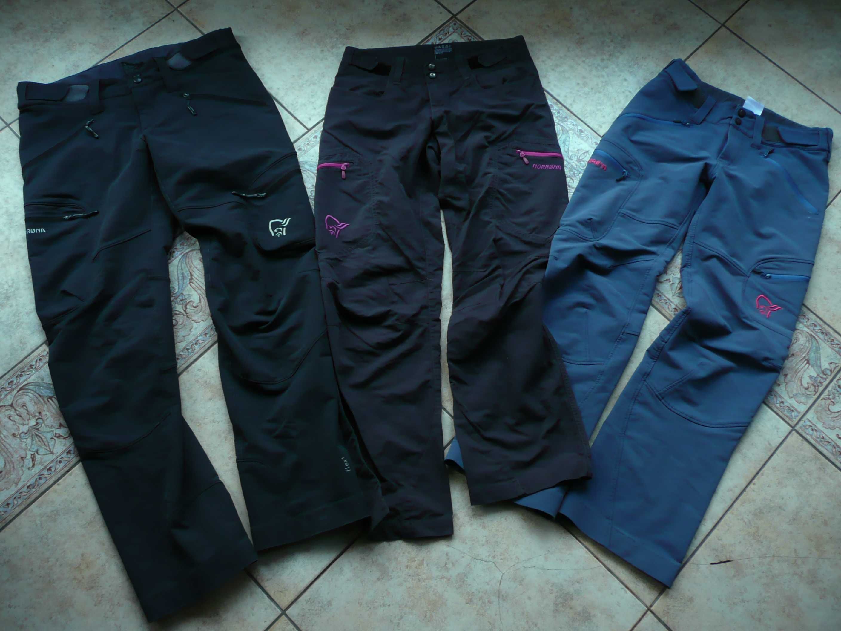 damskie spodnie NORRONA trekkingowe turystyczne outdoor techniczne