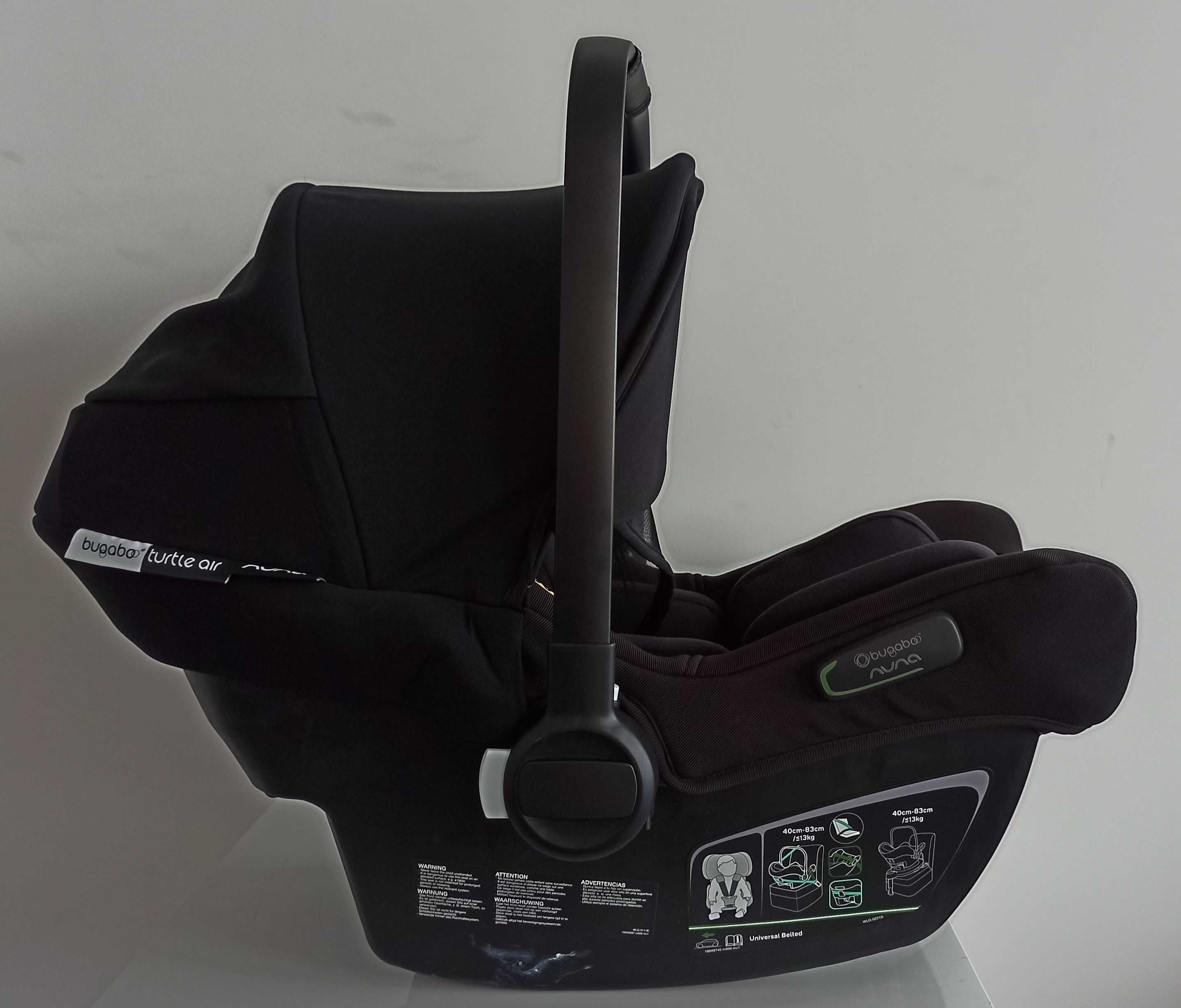 Bugaboo Turtle Air Fotelik samochodowy Black ekspozycja