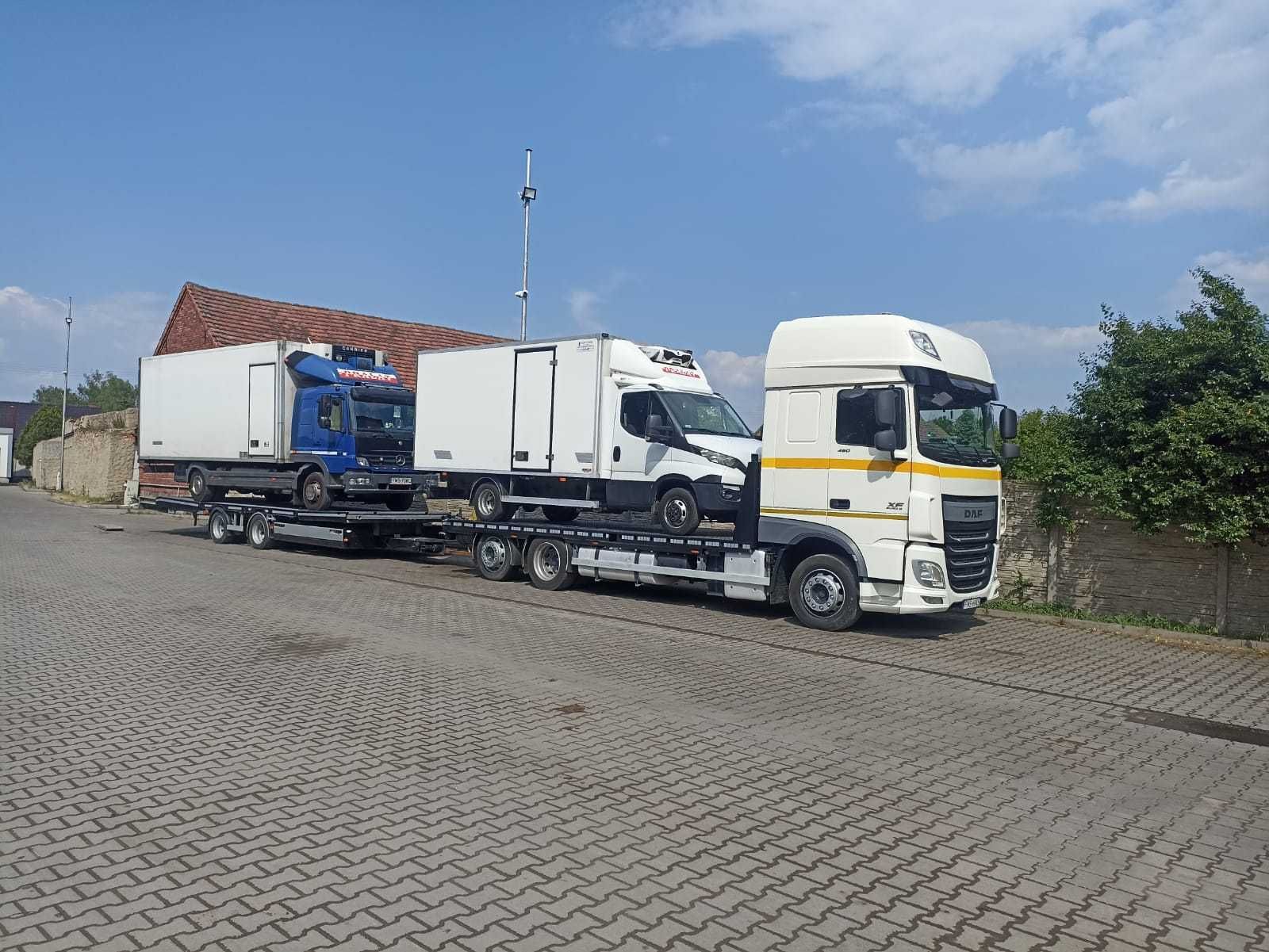 Autotransporter DAF XF 460 z przyczepą