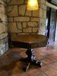 Mesa de jogo em Castanho Velho | Antiguidade IMPECAVEL