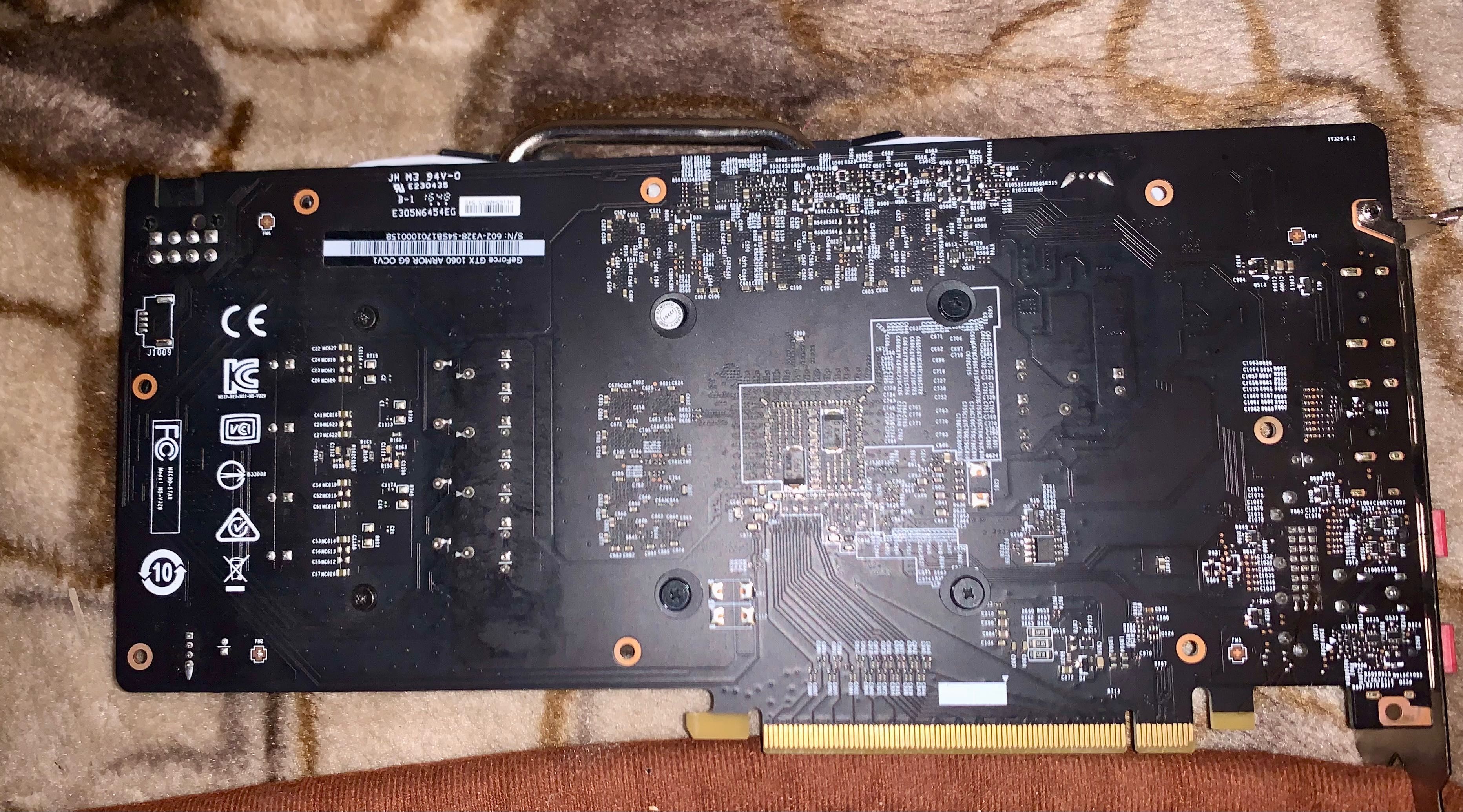 Katra graficzna MSI GeForce GTX 1060 Armir OC 6GB