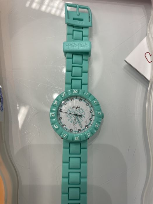 Flik Flak Zegarek dziewczęcy, obrotowa tarcza