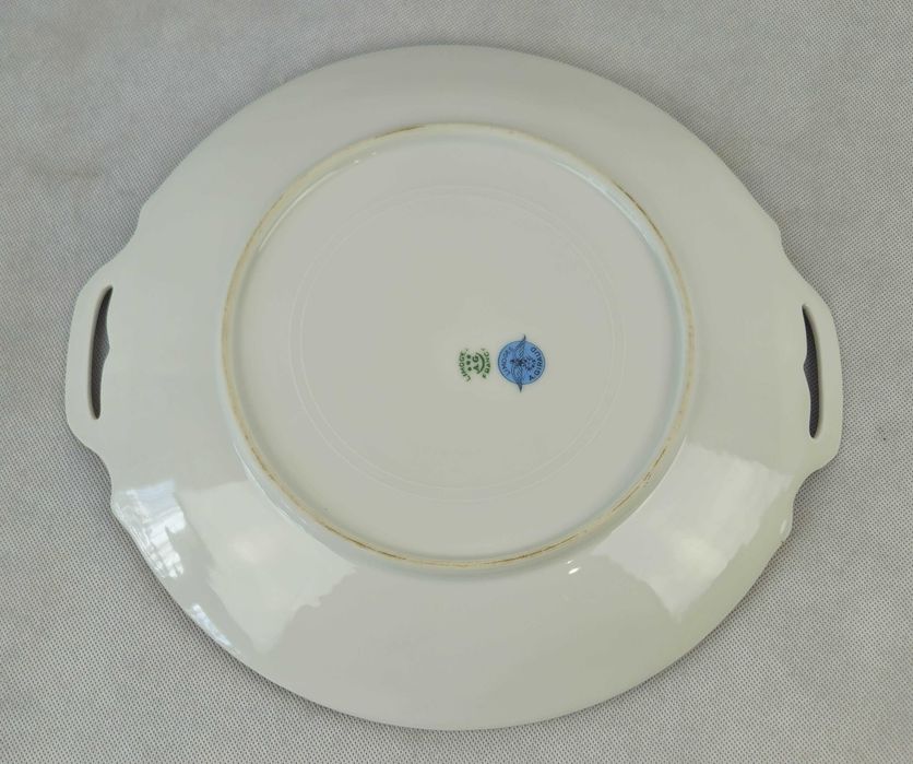 Piękna oryginalna patera z białej porcelany LIMOGES AG Francja