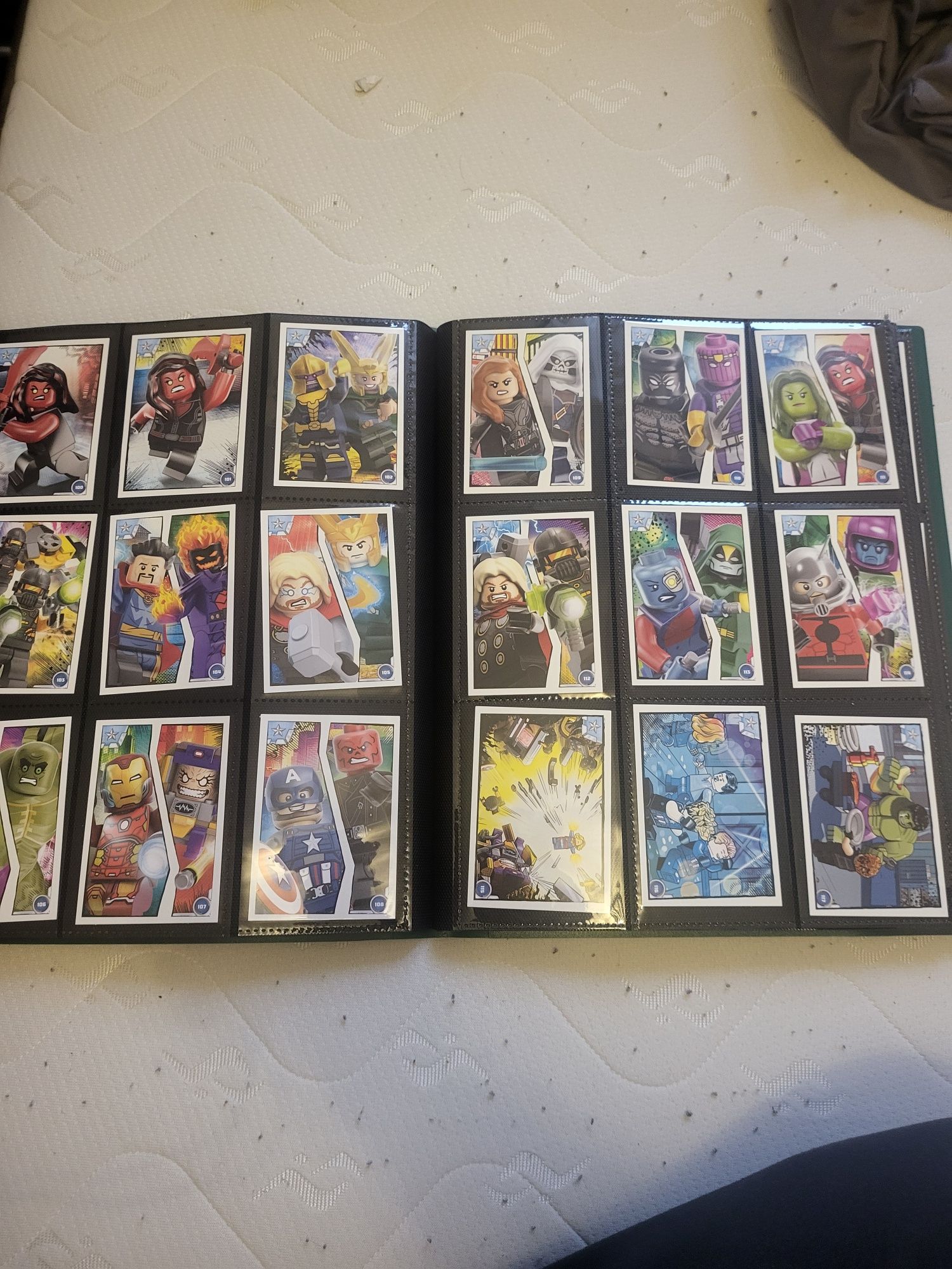 Karty lego Avengers wszystkie karty komplet
