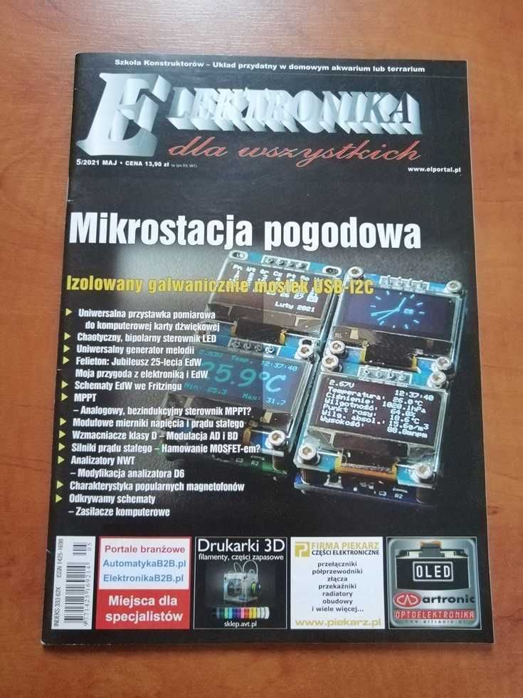 Czasopismo Elektronika dla Wszystkich, numer 5/2020.
