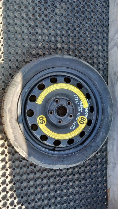 Wv Audi  Koło Dojazdowe 125/70  Et25,5 R16 5X112