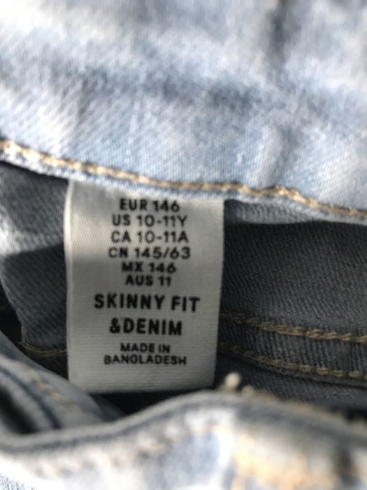 Bluza koszulka i spodnie r 146