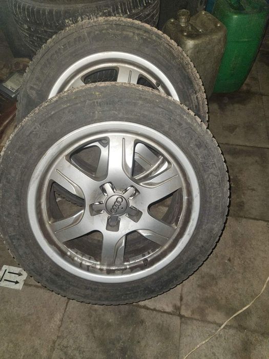 Диски+Шини зимні ауді 5×112 R17 в хорошому стані