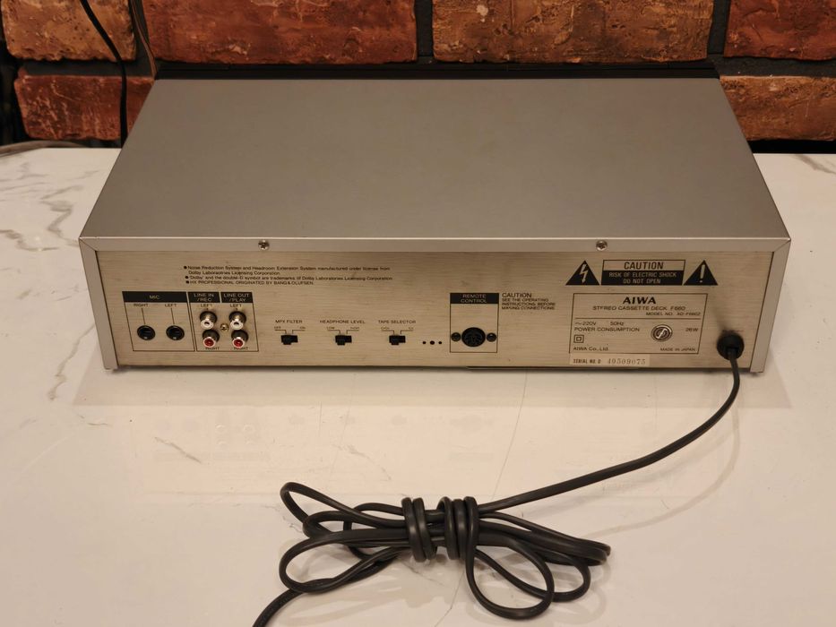 AIWA F660 ! Rzadki deck VINTAGE ! Do serwisu