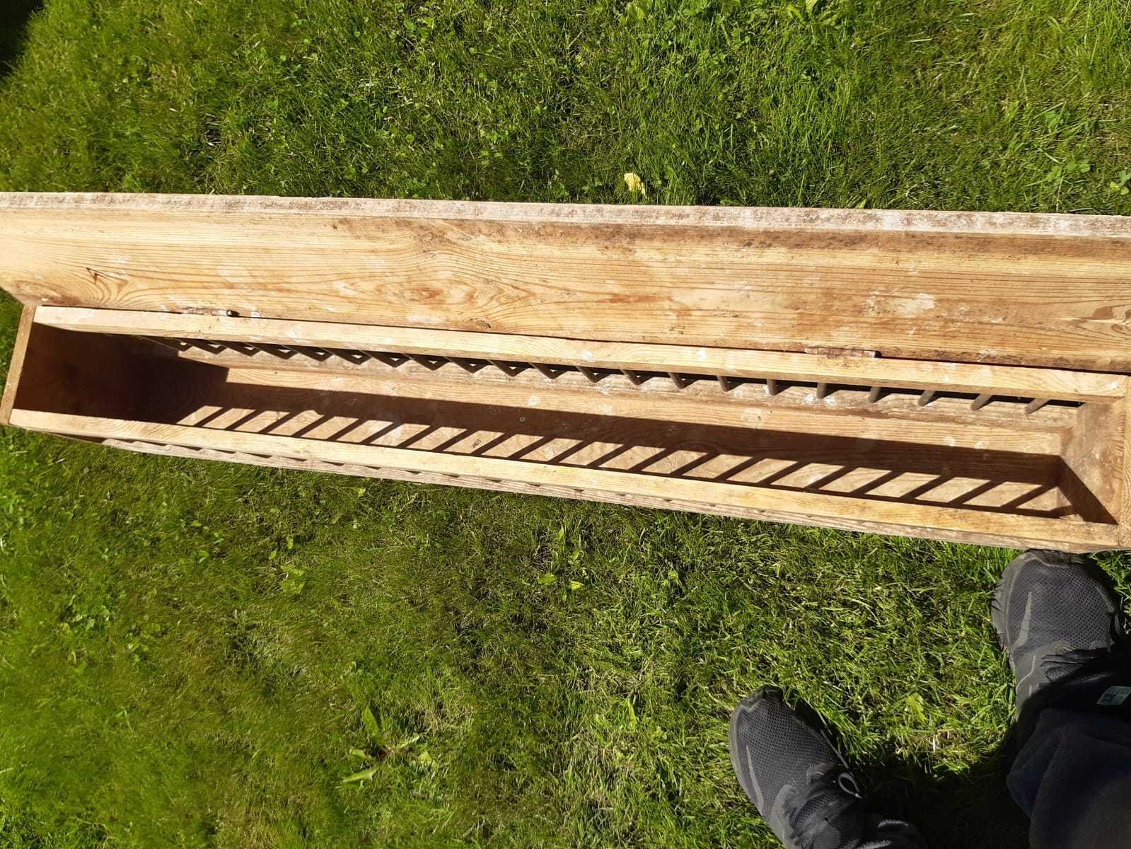 Karmnik karmidło dla gołębi drewniany 125cm