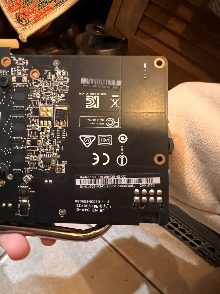 Відеокарта MSI Radeon RX 570 ARMOR 4G OC