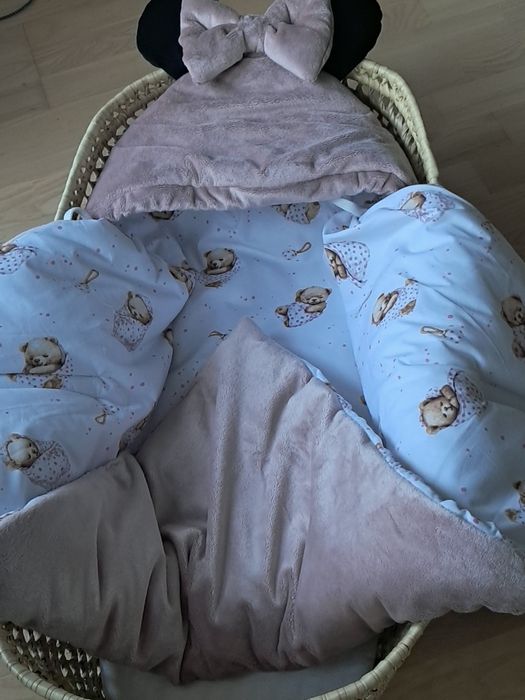 Piękny Otulacz Myszka do nosidełka, fotelika samochodowego. Plusz. Hit