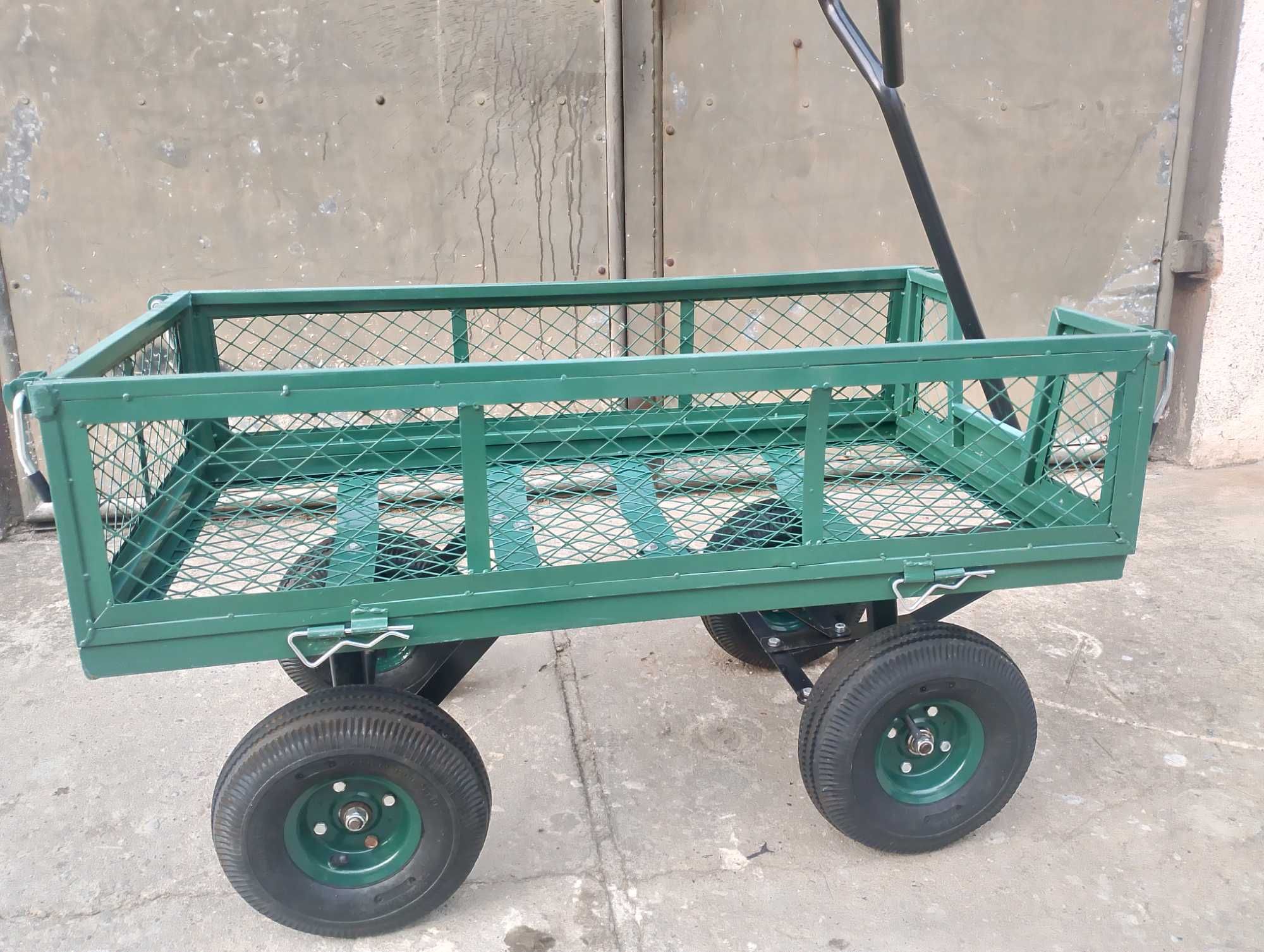 wozek transportowy wózek ogrodowy woz przyczepka taczka kosz pojemnik
