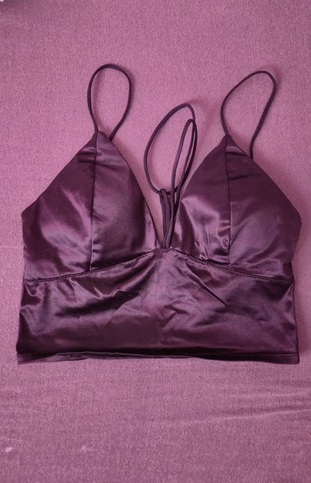 Crop top czarny S/M sexy
