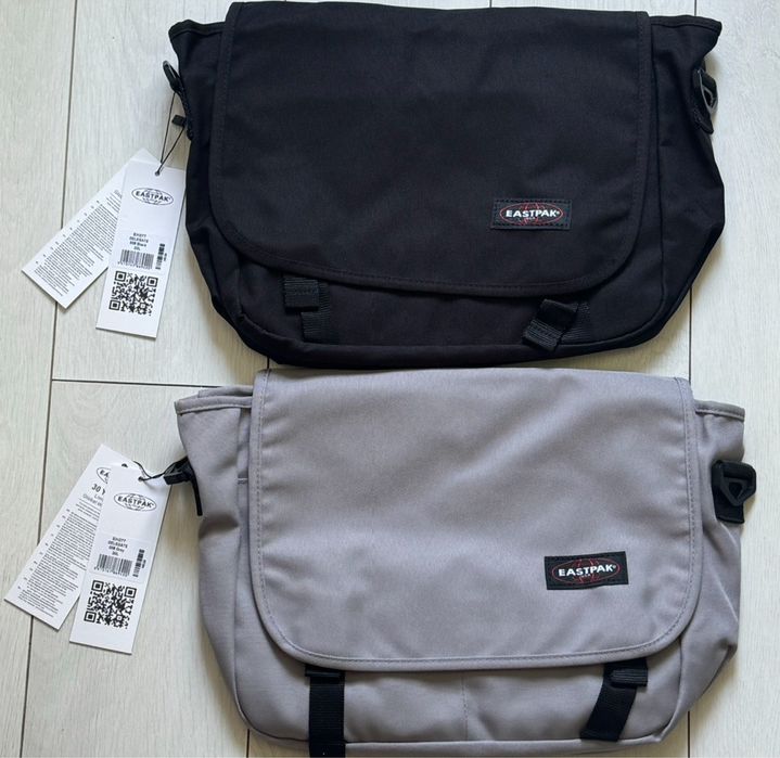 Сумка через плече EastPak Delegate 008 20L(Чорний, Сірий)