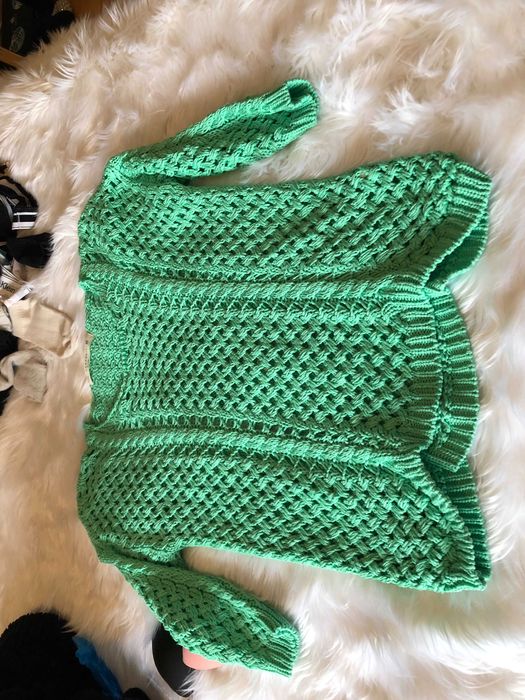 camisola verde zara tamanho m