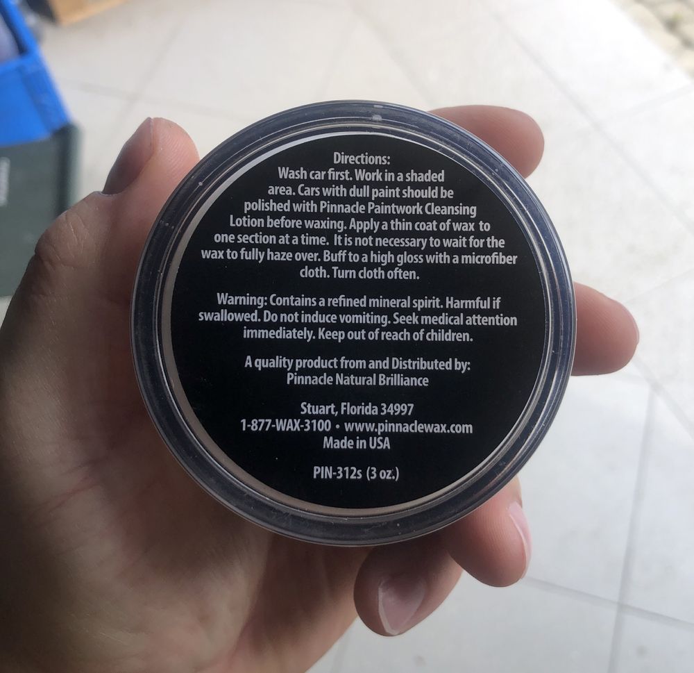 Pinnacle Souveran Paste Wax 90 ml