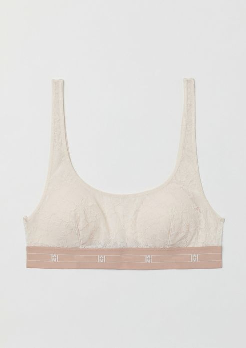 Бюстгальтер топ H&m беж