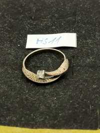 Srebrny pierścionek 925 HS11
