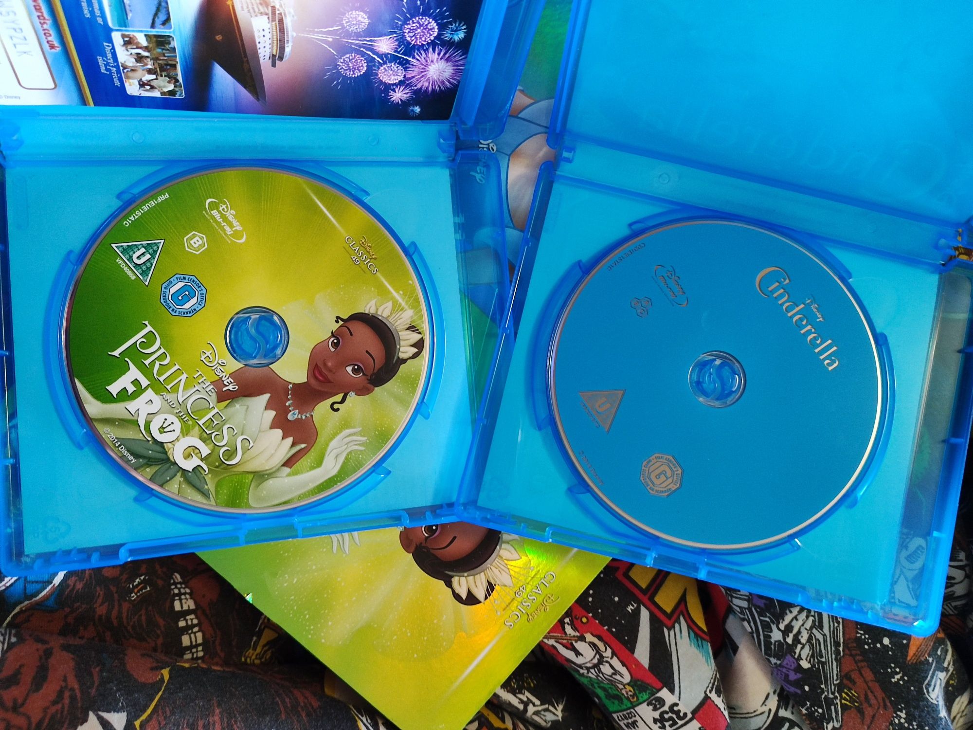 Disney / Blu-ray / Cinderella / диски / DVD / мультфільми  / Попелюшка