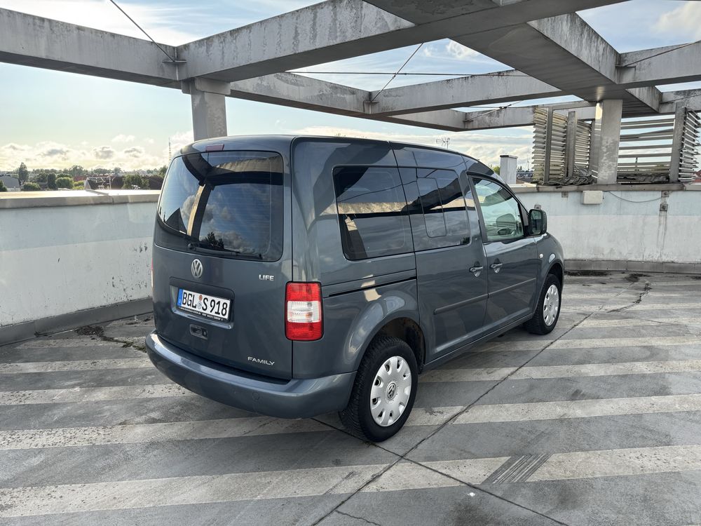 Volkswagen Caddy 2007 1.4 mpi 80km Niski przebieg Osobowy Super Stan