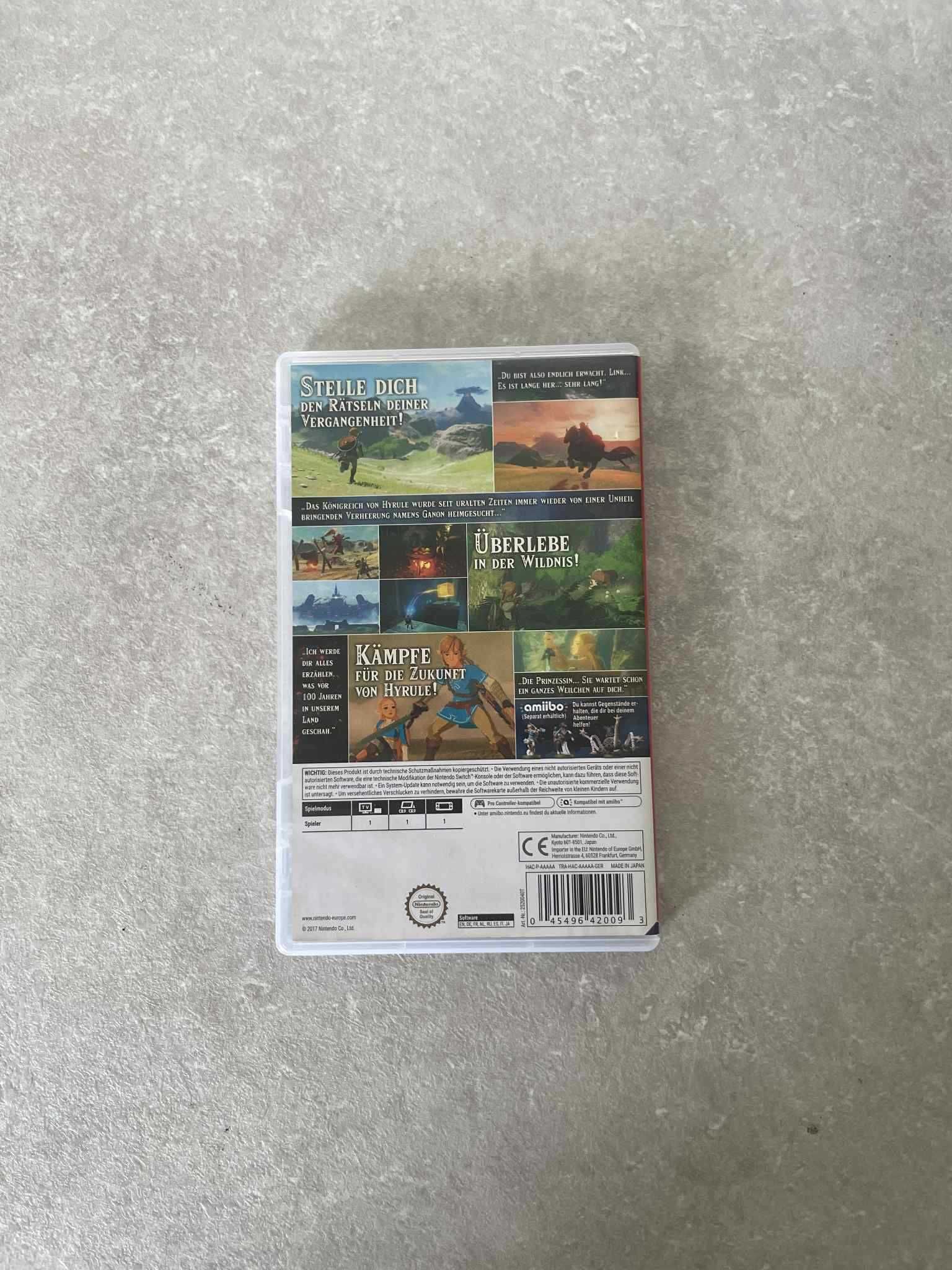 The legend of zelda Breath of the wild Nintendo switch