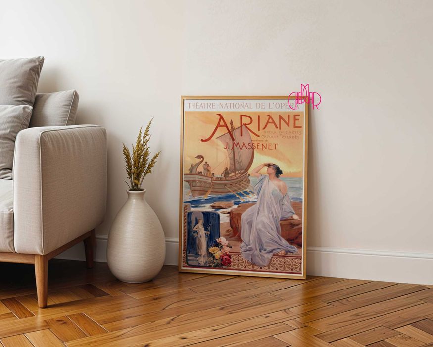 Plakat ,,Ariane – Teatr Narodowy La'Opera", Grecja, 40x50