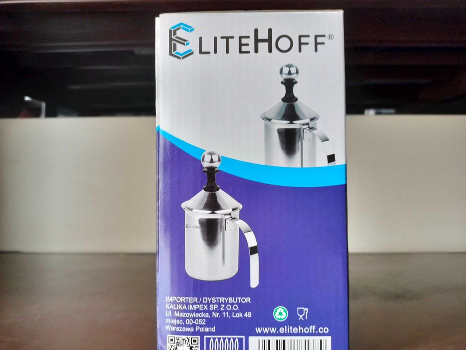 ręczny spieniacz do mleka ubijak piany 400ML GARNEK KUBEK NA GAZ INDUK