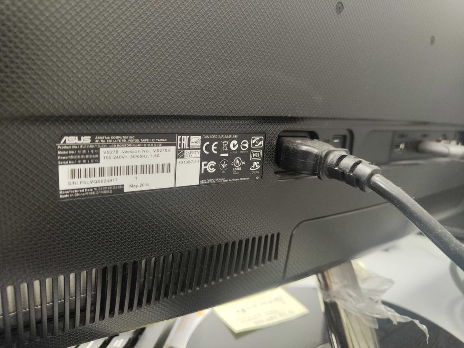 Monitor ASUS VS278H – 27" Full HD | Usado em excelentes condições