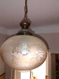 Lampa sufitowa PRL