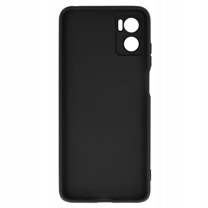 Etui Silikonowe Matt Do Motorola E22 /E22I Czarne Carbon