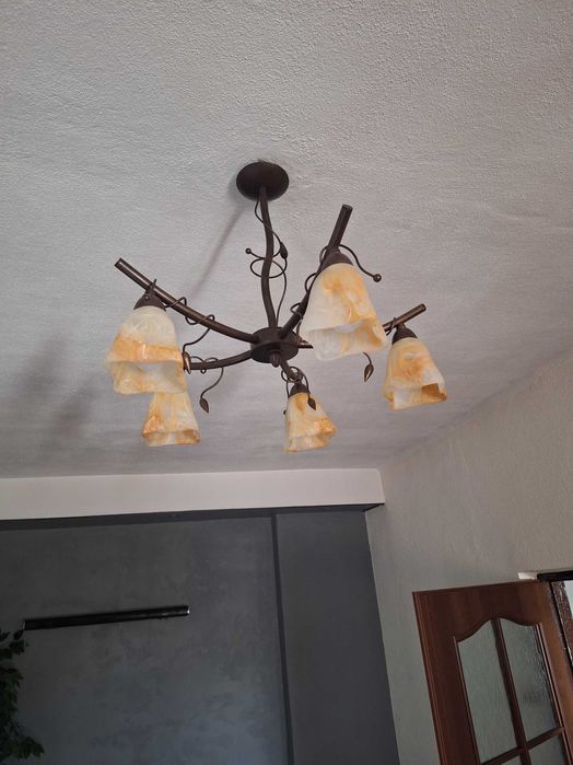 lampa sufitowa pięcioramienna