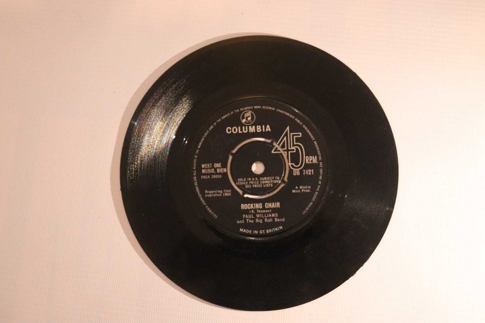 Vinil Paul Williams - Rocking chair / Gin House (1964)