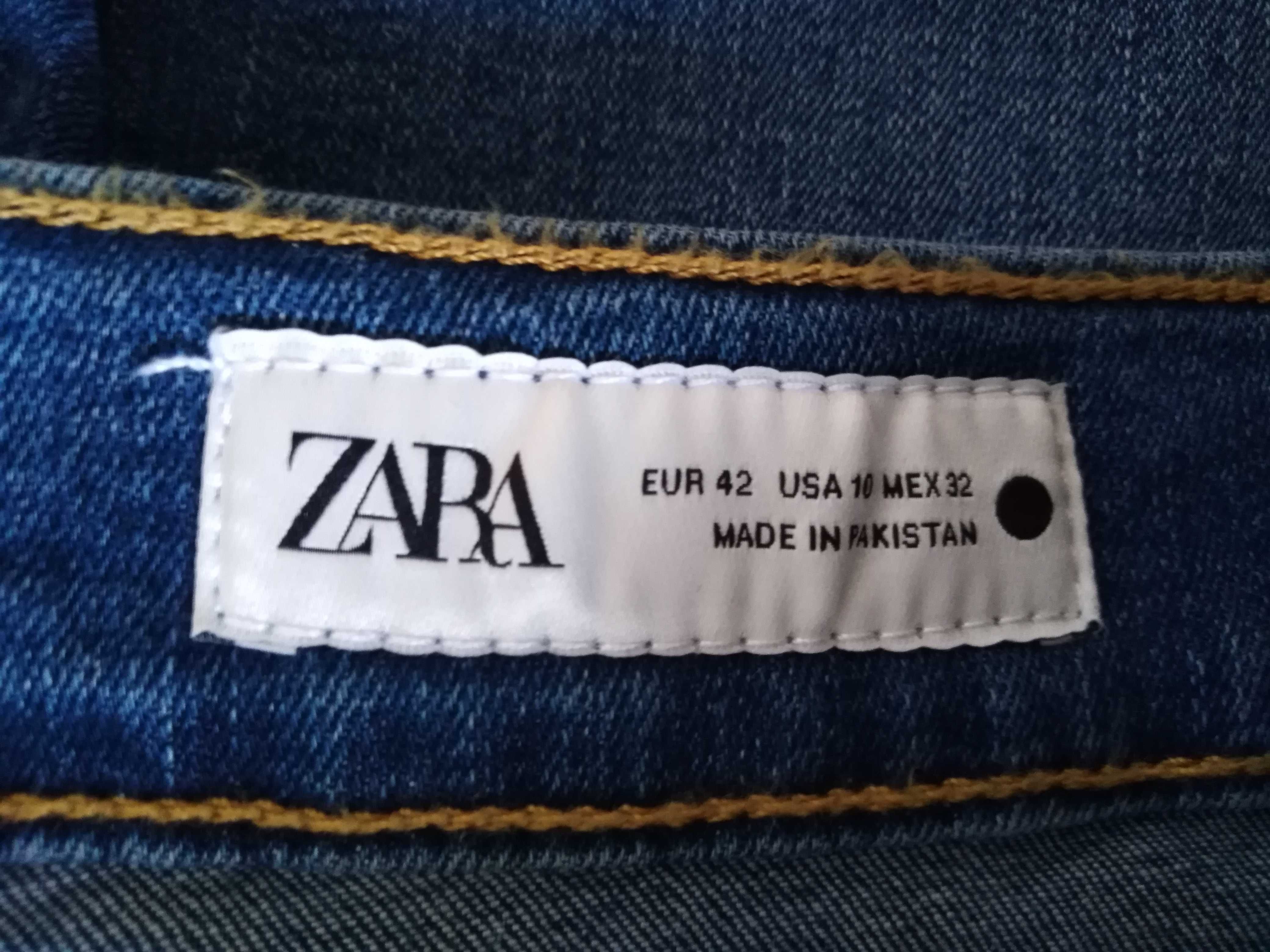 Calças Ganga Azuis Zara 42