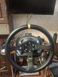 Ігрове кермо Thrustmaster T500rs з модифікаціями та педалями