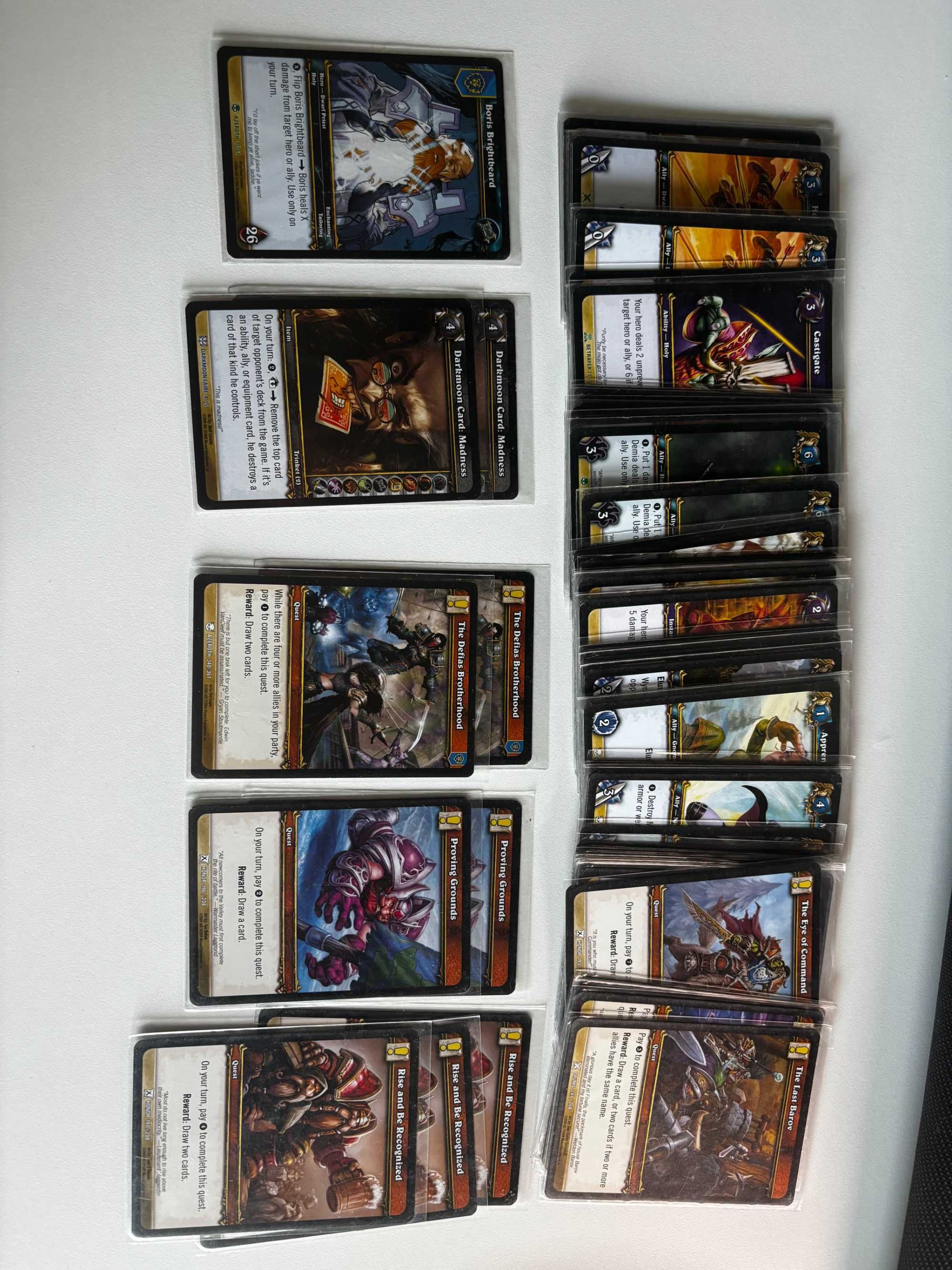 Talia kart WoW TCG Boris Brightbeard