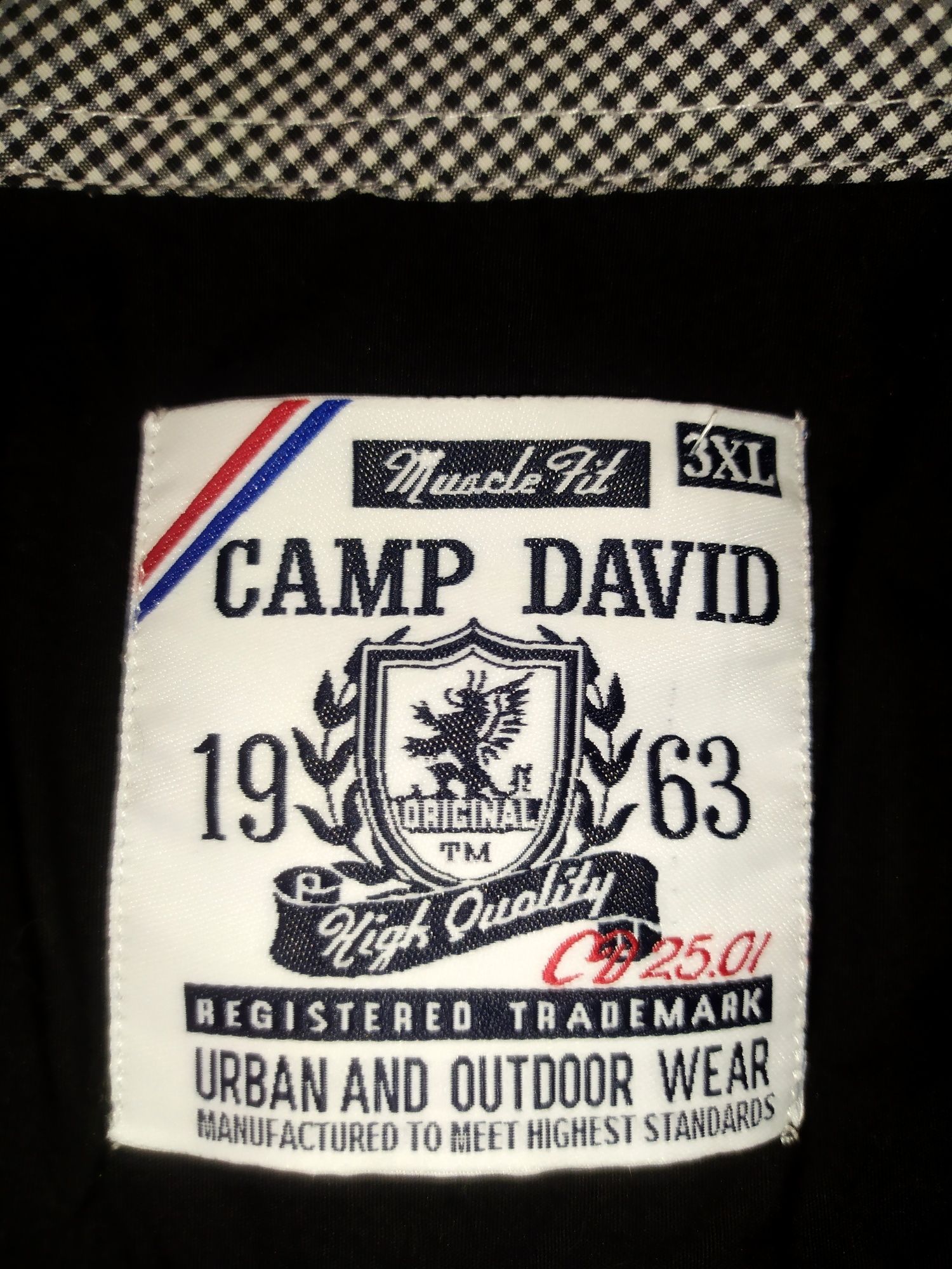 Camp David рубашка, шведка Германия, р.3XL, 52-54-56, супер стар!