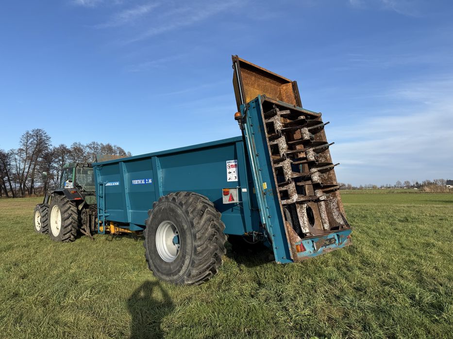 Rozrzutnik obornika ROLLAND 2.16 po kapitalnym remoncie NOWE ŁANCUCHY