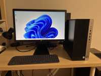 Komputer HP EliteDesk 800 G3 TWR + Monitor HP EliteDisplay E231 23"