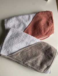 Zestaw ręcznik ręczniki z kapturem 70x75 cm dla noworodka