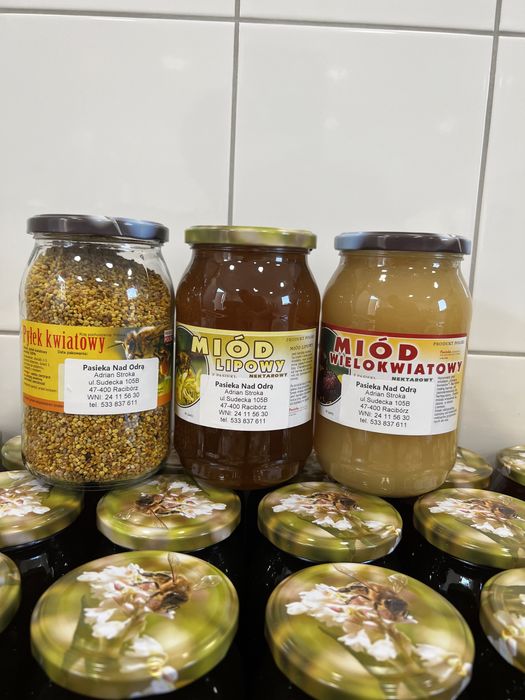 Naturalny Miód Rzepakowy, wielokwiatowy, lipowy, nektarowo-spadziowy